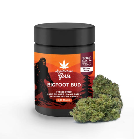 2.83g Jar of Bigfoot Bud - Sour Elektra Freeze Dried Flower